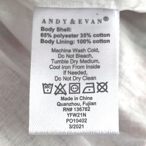 Andy & Evan Plaid Tiered Dress NWT Sz 6Y - Picture 9 of 11